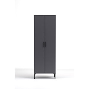 Harmony Ayakkabılık 65x190x37 Cm Antrasit– Modern Tasarım