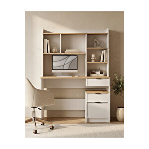 Harmony Raflı, Çekmeceli Çalışma Masası Y:163 G:120 D:50
