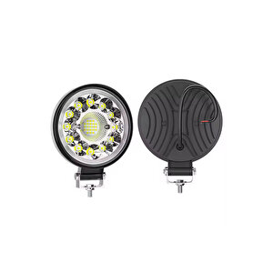 12-24 Volt Yuvarlak Spot Far Oto Çalışma Lambası Atv Kamyon Tır Traktör Offroad
