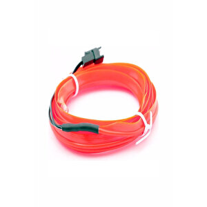 Her Araca Uyumlu Universal İp Neon Led - Kırmızı Renk 2 Metre 12v