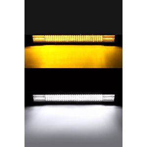 80 Cm 5 Modlu Çift Renk 3 Sıra Atv Offroad Tekne Aydınlatma Led Bar Lamba 405watt