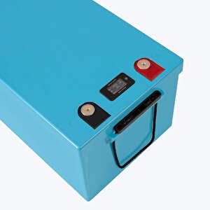25.6v 200ah Abs Lityum Akü Akıllı Ekran Bluetooth Lifepo4 2 Adet - 10.24 Kwh