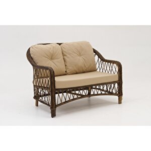 Lores Rattan Bahçe Balkon Oturma Grubu (2+1+1+masa )