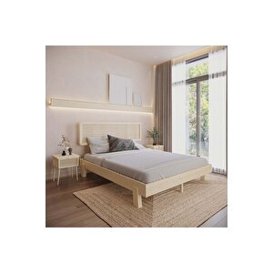 Lilyum Hazeranlı Model Masif Ahşap Karyola 140x190 cm