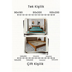 Urban Model Masif Ahşap Karyola 120x200 cm
