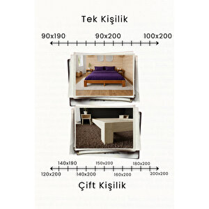 Soft Modern Ahşap Karyola 150x200 cm