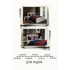 Stark   Karyola Ve 2 Komodinli Set 120x200 cm