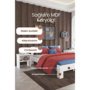 Letto Çift Kişilik Mdf Karyola 140x190 cm