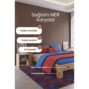 Letto   Çift Kişilik Mdf Karyola 160x200 cm