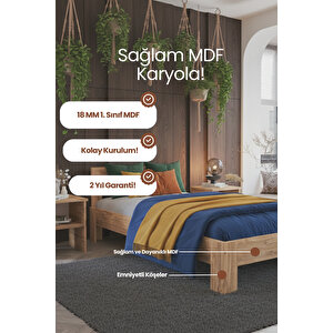 Letto   Tek Kişilik Mdf Karyola 100x200 cm