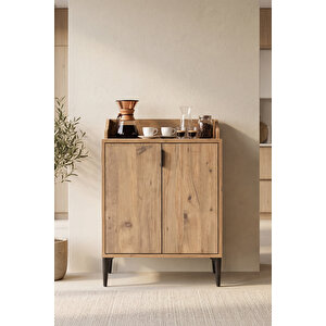 Harmony Mini 2 Kapaklı Kahve Köşesi, Stüdyo Mutfak 64x91x44 Cm Antrasit – Modern Tasarım