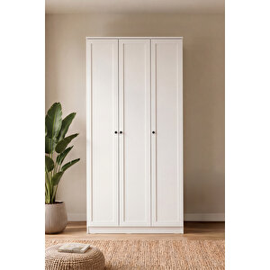 Terra 3 Kapaklı Gardırop Y:209 G:103 D:52 / Beyaz