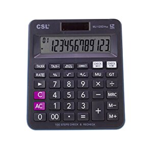 Csl Rz-822 12 Hane Masa Tipi Renkli Hesap Makinesi