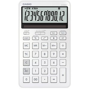 Casio Jw-200dq-we 12 Hane İpeksi Beyaz Masa Üstü Hesap Makinesi