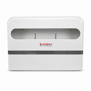 Yarım Katlı Klozet Kapak Örtüsü Dispenseri Beyaz Abs Plastik Kilitli 40x28x4,5 Cm