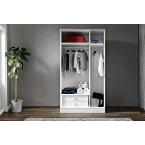 Lesse 3 Kapılı Aynalı Gardırop