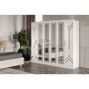 City White 6 Kapılı Gardırop
