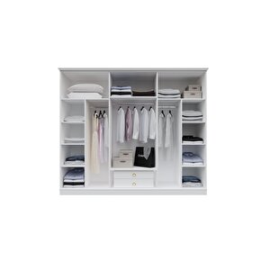 City White 6 Kapılı Gardırop
