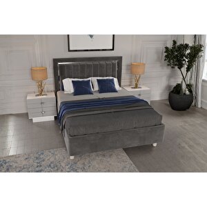 City Grey Bazalı Karyola