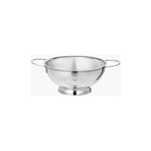 Oms 7503 Flowın %100 Paslanmaz Çelik Ince Delikli Süzgeç 22 Cm Silver