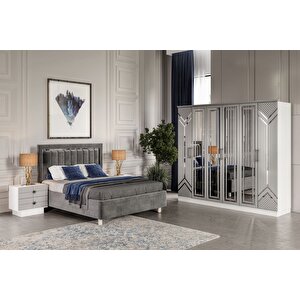 City Grey Yatak Odası Takımı