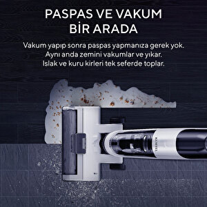 Islak & Kuru Şarjlı Kablosuz Dikey Süpürge Hwdvc-01