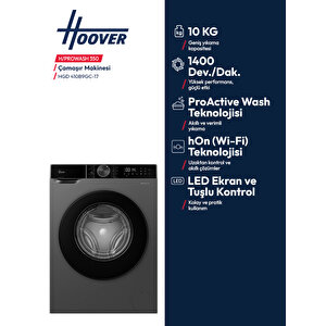 Hoover Hgd 410b9gc-17 10 Kg 1400 Devir Çamaşır Makinesi