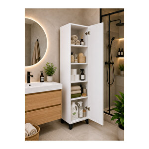 "mdf" Banyo Boy Dolabı, Çok Amaçlı Kiler Dolabı, Erzak Dolabı