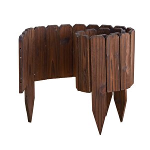 Iahşap Bahçe Çiti Bordür Çiti 30x120 Cm Çiçek Yatağı Ve Toprak Sınırı