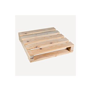 Iahşap Çam Ahşap Palet Dekoratif Palet Zımparalı Palet No:3 | Ebat-40x40 Cm