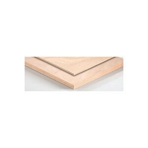 Kayın Kontraplak Tabaka Ahşap Plaka Ahşap Panel | Kalınlık-4 Mm | Ebat-5,2x7,4 Cm (50 Adet)