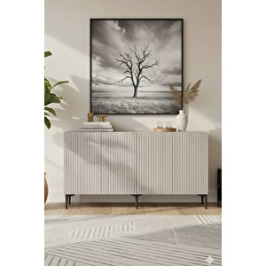 Ka1513bt - Gradi̇shte Konsol ,tv Sehpasi , Çok Amaçli Dolap, Kahve Köşesi̇ 150 Cm Beyaz-traverten Beyaz-Traverten Mermer