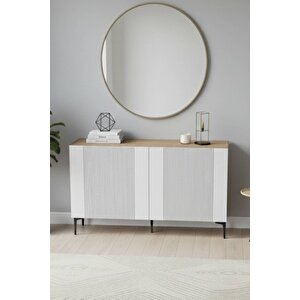 Ka1511db - Tarçin Konsol, Tv Sehpasi, Çok Amaçli Dolap Ve Kahve Köşesi̇ 150cm Safi̇rmeşe-beyaz Safirmeşe-Beyaz