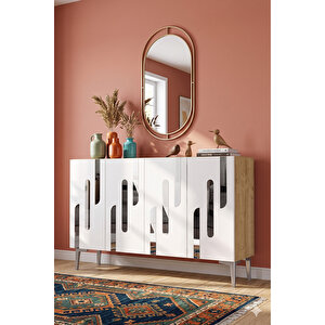 Ka1229 - Gökmen Konsol, Tv Sehpasi, Çok Amaçli Dolap Ve Kahve Köşesi̇ 120cm 64192