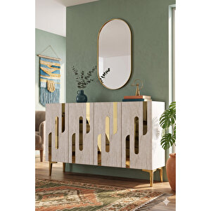 Ka1229 - Gökmen Konsol, Tv Sehpasi, Çok Amaçli Dolap Ve Kahve Köşesi̇ 120cm 64081