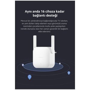 Xiaomi N300 Wifi Range Extender - Menzil Genişletici - Sinyal Güçlendirici 300 Mbps Dvb4398gl