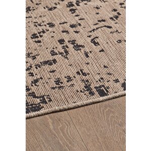 Bej Şönil Kilim Kaymaz Taban Yıkanabilir Salon Halısı Mutfak Yolluk Koridor Halısı 100x250 cm