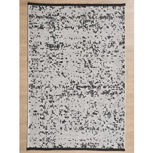 Gri Şönil Kilim Kaymaz Taban Yıkanabilir Salon Halısı Mutfak Yolluk Koridor Halısı 120x400 cm