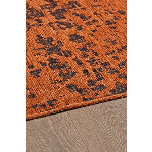 Kiremit Şönil Kilim Kaymaz Taban Yıkanabilir Salon Halısı Mutfak Yolluk Koridor Halısı 80x150 cm