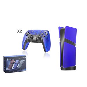 Gs5 Ultra Retro Oyun Konsolu Ps2, Psp, Ps1 128 Gb Çift Gamepad Mavi Renk