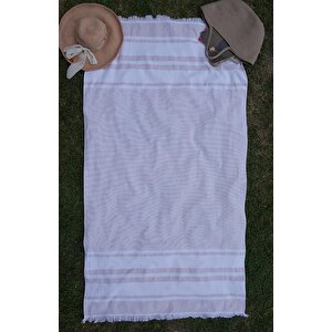 100x180 Cm Büyük Boy Renkli Unisex Plaj Havlusu Baveno Desen001
