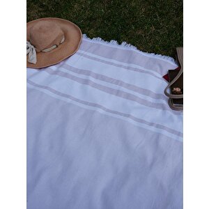 100x180 Cm Büyük Boy Renkli Unisex Plaj Havlusu Baveno Desen001