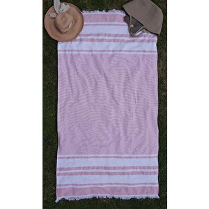 100x180 Cm Büyük Boy Renkli Unisex Plaj Havlusu Baveno Desen002