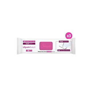 Easy Clean Lilyum Buketi Mopa Uyumlu Yer Temizlik Havlusu&mendili 3x20 (60 Yaprak)