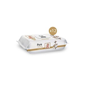 Pure Baby Organik Pamuklu Islak Havlu 12×90 (1080 Yaprak)