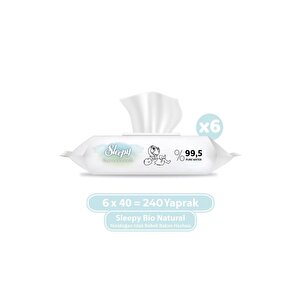 Islak Mendil Bio Natural Yeni Doğan X6 Adet