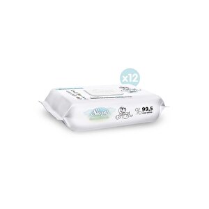 Bio Natural Yenidoğan Islak Bebek Bakım Havlusu 12x40 (480 Yaprak)