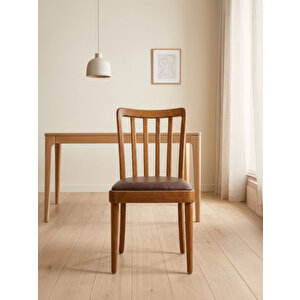 Palo Ahşap Sandalye Açık Ceviz
