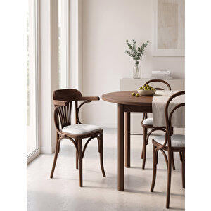 Thonet Kolçaklı Klasik Ahşap Sandalye Ceviz