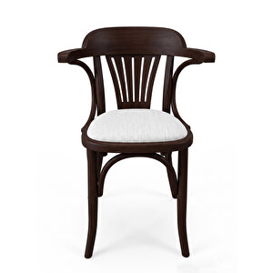 Thonet Kolçaklı Klasik Ahşap Sandalye Ceviz